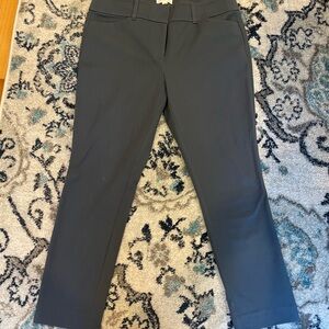 LOFT Charcoal Gray Trousers